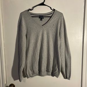 Tommy Hilfiger Grey light sweater - sz 2XL (fits like XL)